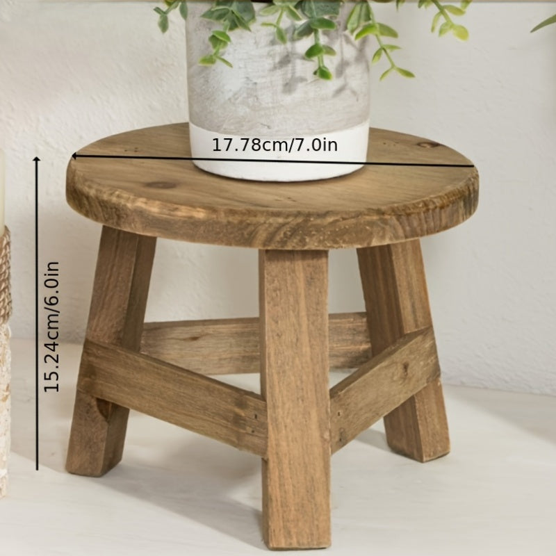 Wooden Side table / Stool